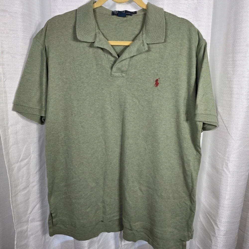 Polo by Ralph Lauren Men's Knit Golf Banded Short Sleeve Shirt Size Large